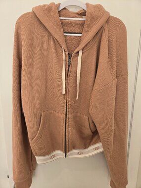 UGG blush Lightweight Zip Hoodie